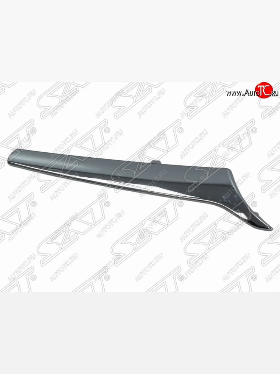 Правый молдинг решетки радиатора SAT (хром) Hyundai Solaris RBr хэтчбэк дорестайлинг (2010-2014)  в Перми Пермском крае