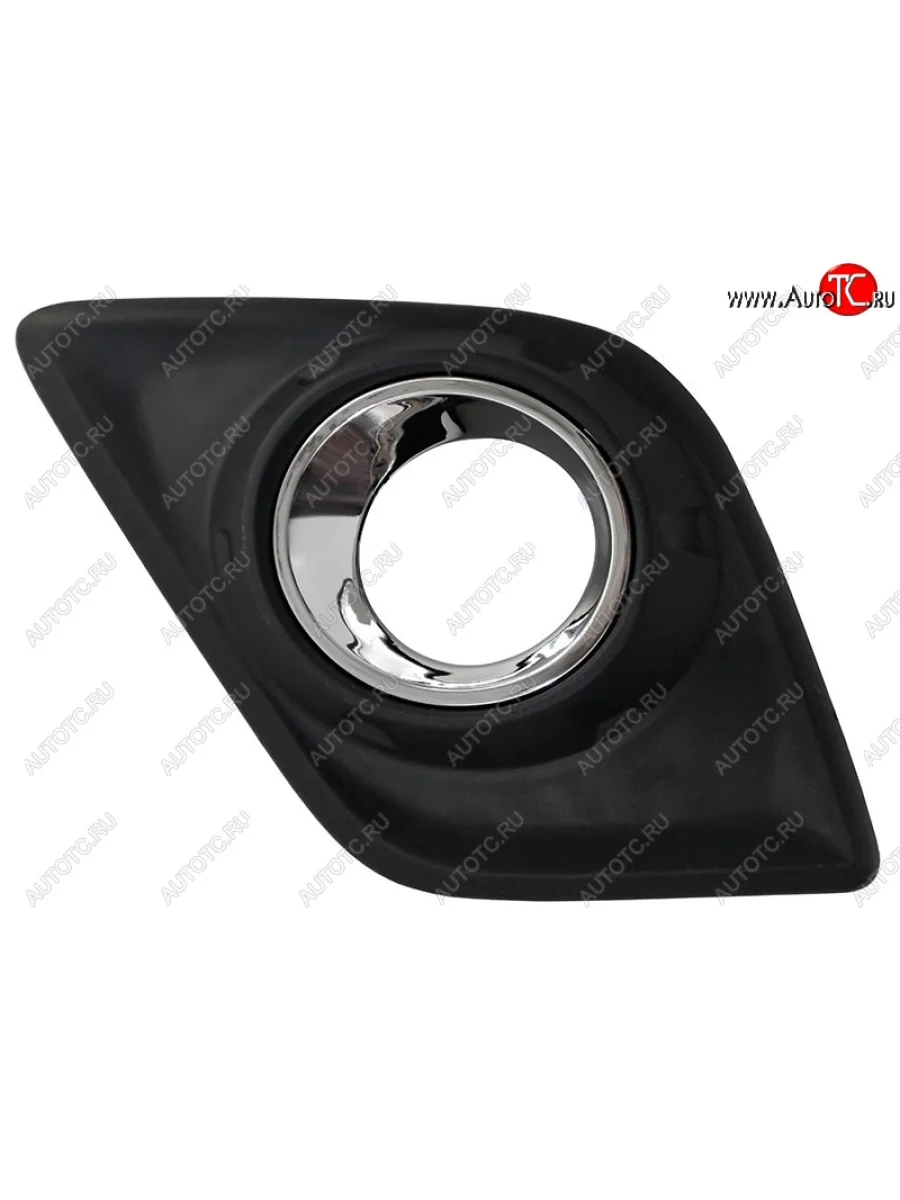 Левая вставка в бампер под ПТФ REVO SAT Toyota Hilux AN120 дорестайлинг (2016-2020)  в Керчи Республика Крым