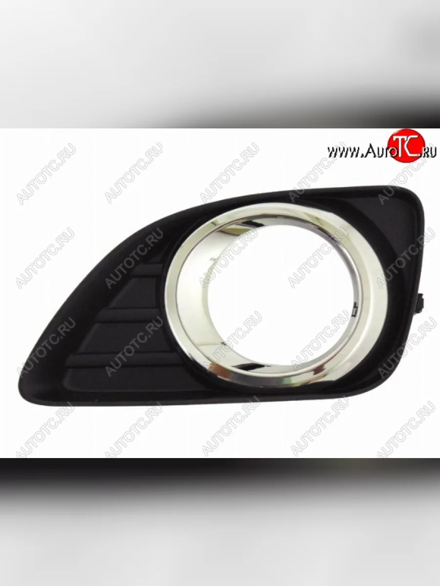 Левая вставка в бампер под ПТФ SAT Toyota Camry XV40 рестайлинг (2009-2011)  с доставкой в г. Керчь