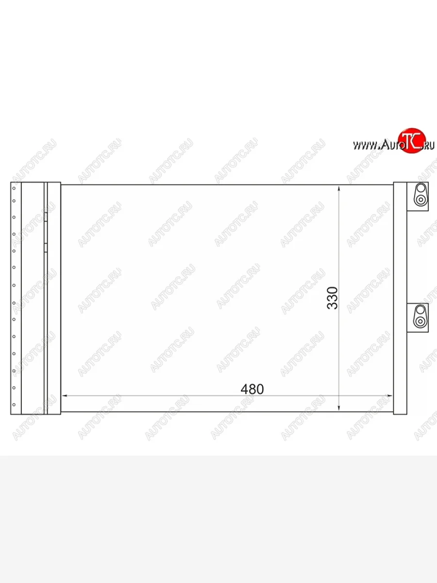 Радиатор кондиционера SAT Лада ВАЗ 2123 (Нива Шевроле) дорестайлинг (2002-2008)  в Керчи Республика Крым
