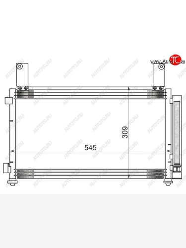Радиатор кондиционера SAT Ravon R2 (2016-2025)