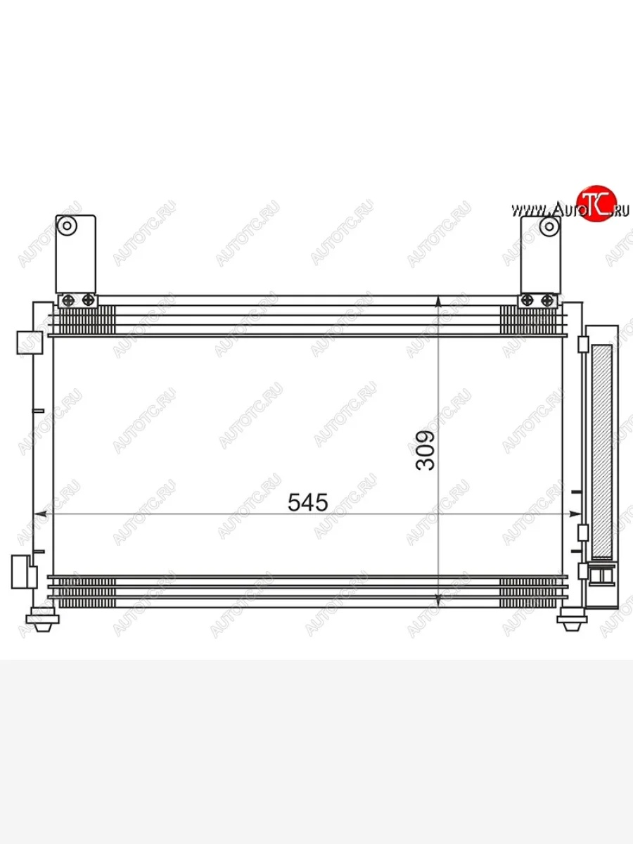 Радиатор кондиционера SAT Ravon R2 (2016-2025)  в Перми Пермском крае