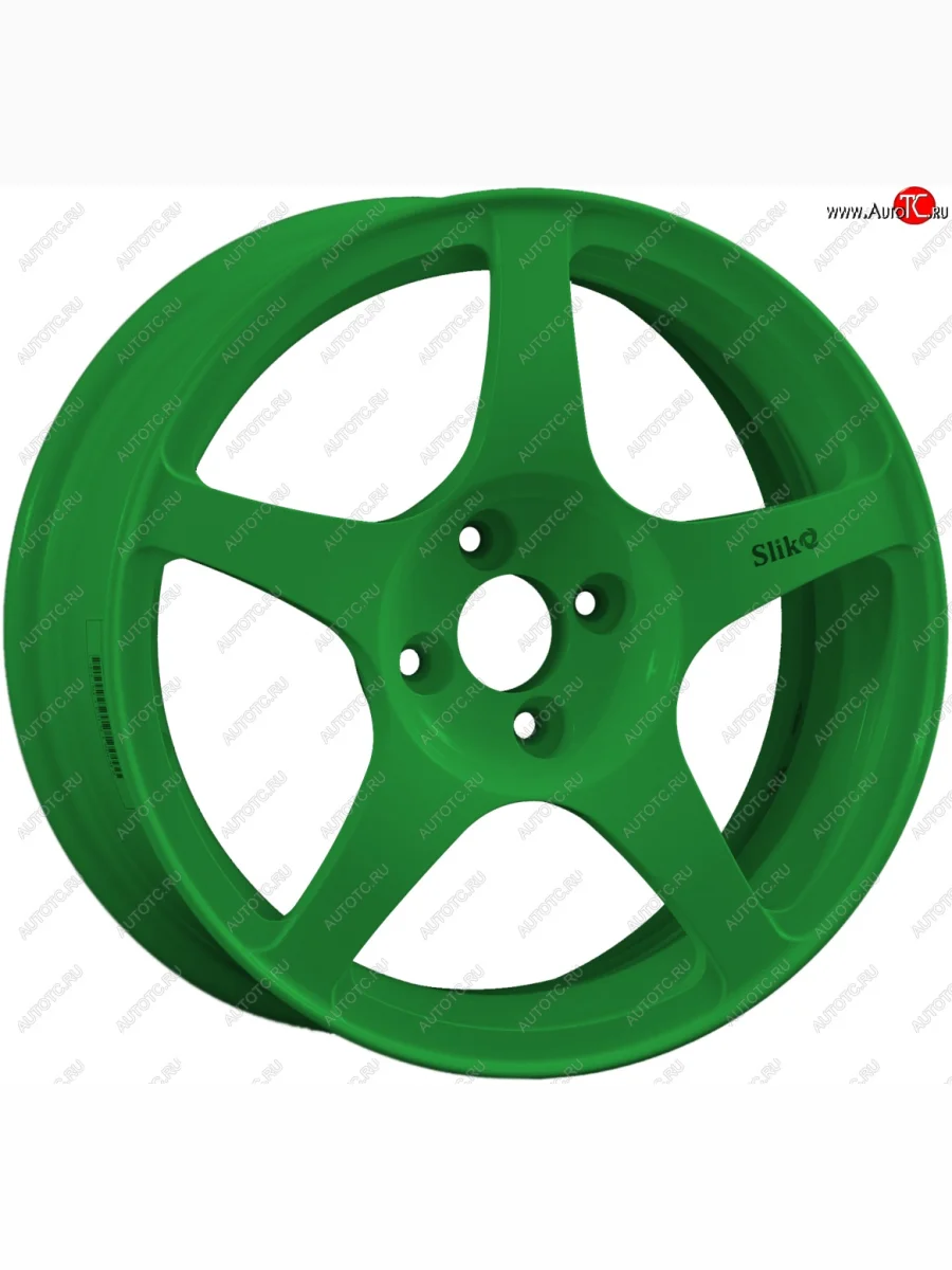 Кованый диск Slik classik R16x6.5 Зеленый (GREEN) 6.5x16   (Цвет: GREEN)  в Самаре Самарской области