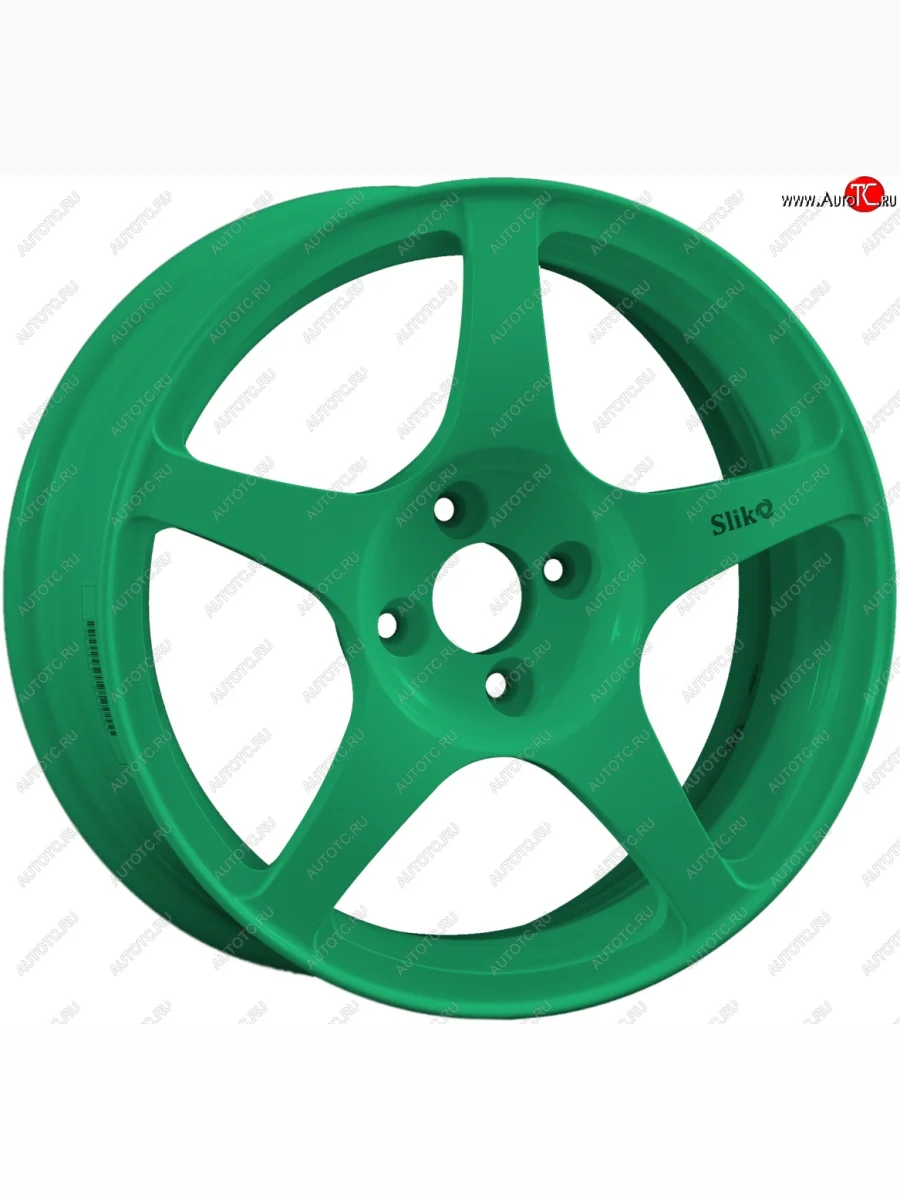 Кованый диск Slik classik R16x6.5 Candy Green изумрудно-зеленый 6.5x16   (Цвет: Candy Green изумрудно-зеленый 6.5x16)  в Самаре Самарской области