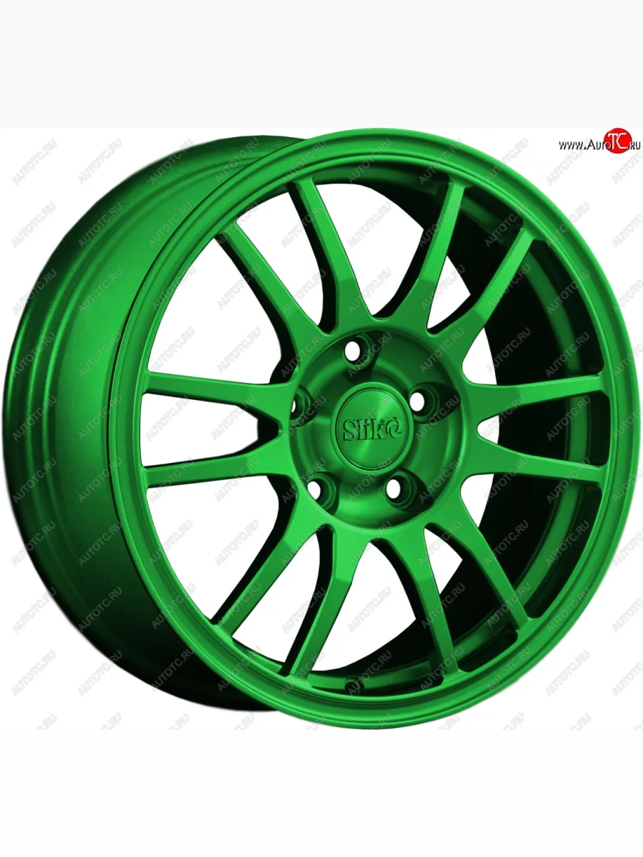 Кованый диск Slik classik R16x6.5 Зеленый (GREEN) 6.5x16   (Цвет: GREEN)  в Самаре Самарской области