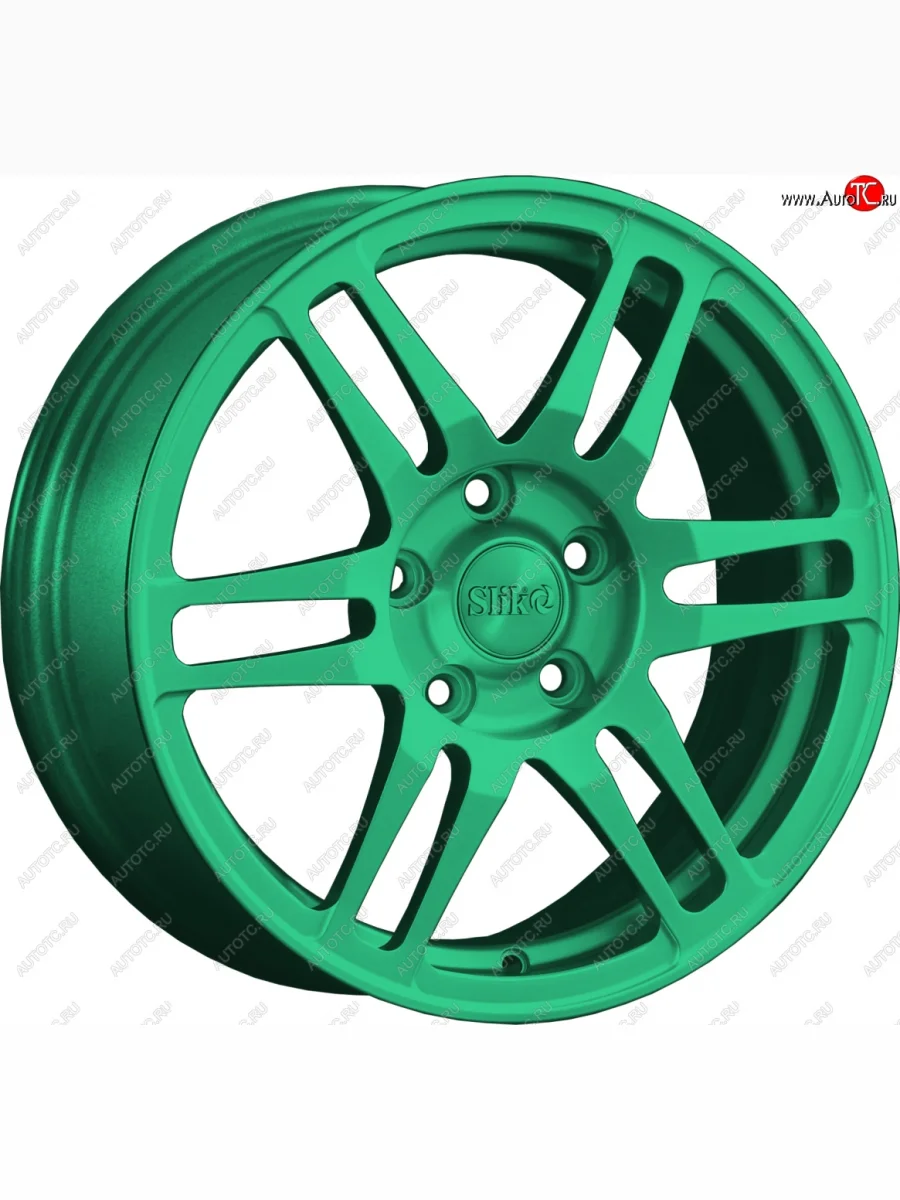 Кованый диск Slik classik R16x6.5 Candy Green изумрудно-зеленый 6.5x16   (Цвет: Candy Green изумрудно-зеленый 6.5x16)  в Самаре Самарской области