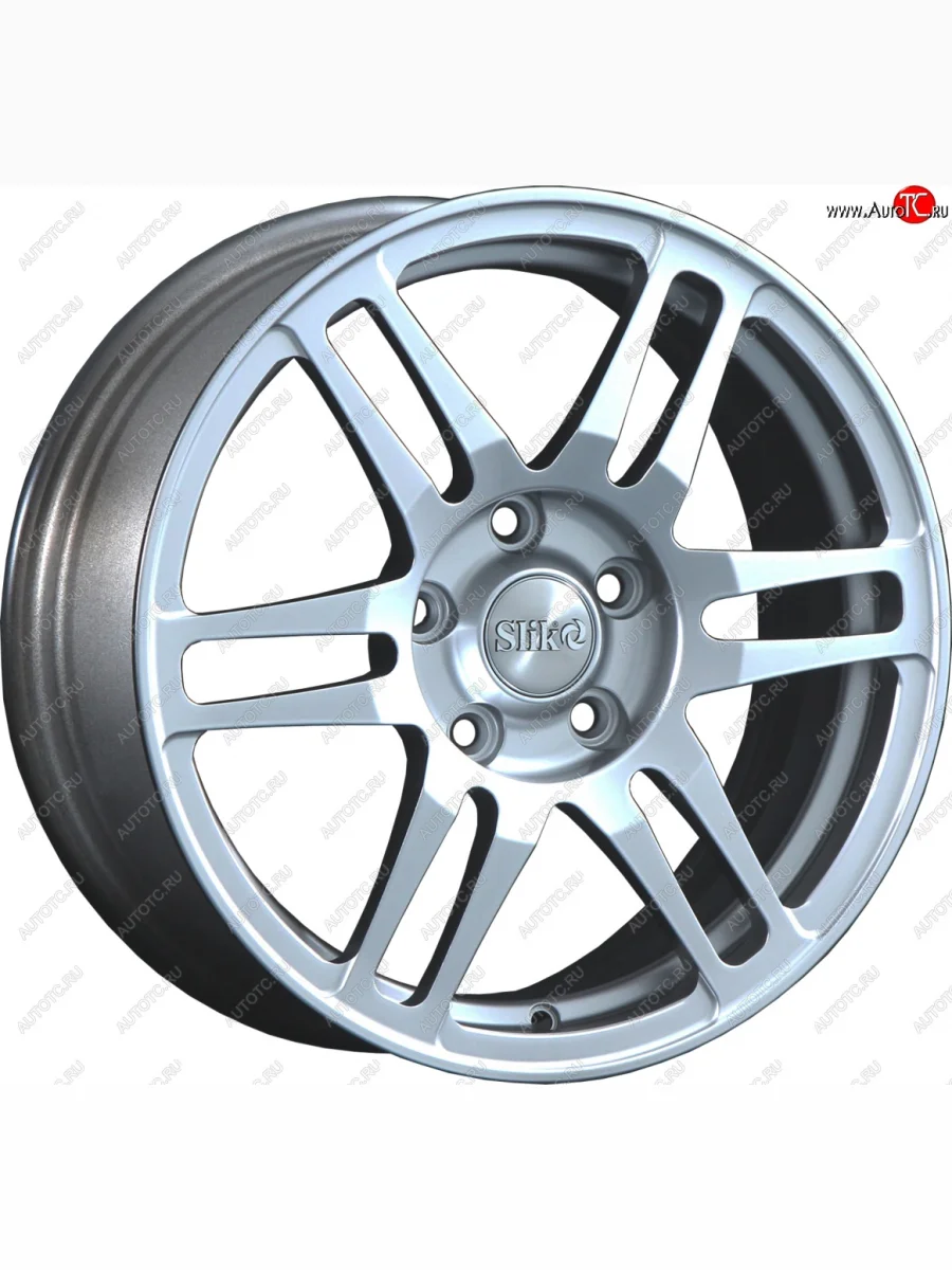 Кованый диск Slik classik R16x6.5 Серебристый тёмный (S25) 6.5x16   (Цвет: S25)  в Самаре Самарской области