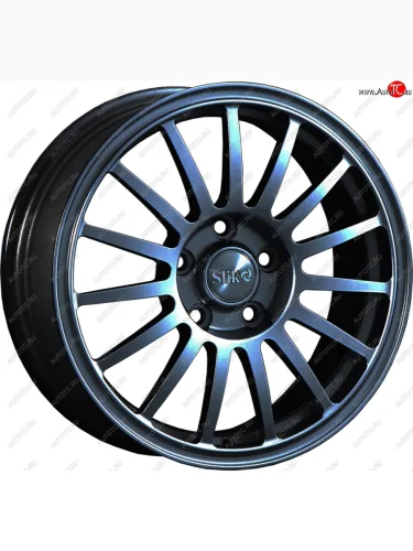 Кованый диск Slik classik R16x6.5 Черный глянцевый (BK) 6.5x16 (Цвет: BK) 