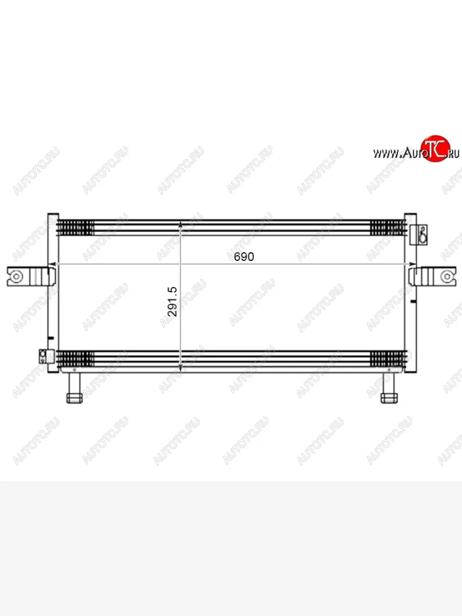 Радиатор кондиционера SAT  Nissan  Avenir  W11, Expert  в Керчи Республика Крым