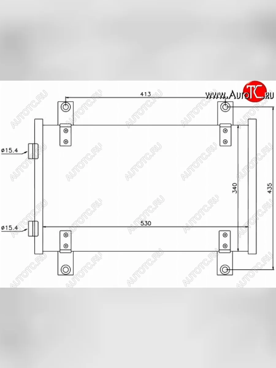 Радиатор кондиционера SAT Fiat Ducato 230 (1994-2002)  в Перми Пермском крае