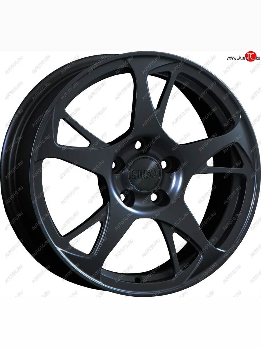 Кованый диск Slik classik R16x6.5 Черный глянцевый (BK) 6.5x16   (Цвет: BK)  в Керчи Республика Крым