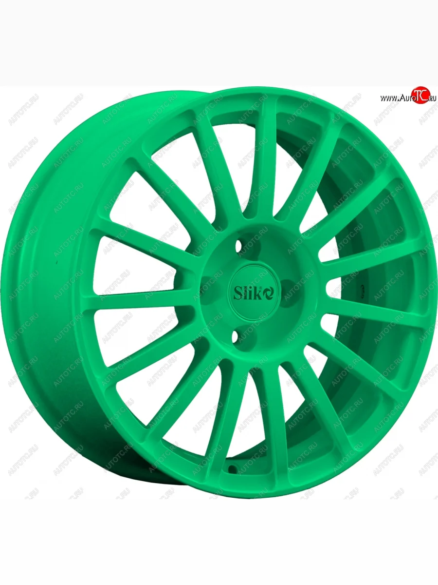 Кованый диск Slik classik R16x6.5 Candy Green изумрудно-зеленый 6.5x16 Seat Altea 5P дорестайлинг (2004-2009) 5x112.0xDIA57.1xET45.0 (Цвет: Candy Green изумрудно-зеленый 6.5x16)