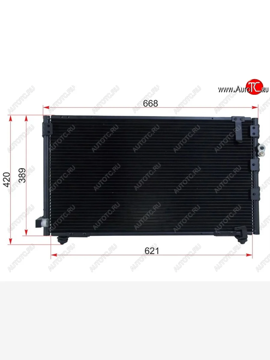 Радиатор кондиционера SAT  Toyota  Gaia  XM10, Nadia  XN10  в Керчи Республика Крым