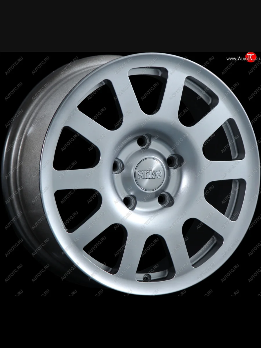 Кованый диск Slik SPORT R16x6.5 Серебристый светлый (S16) 6.5x16 Seat Arona (2017-2025) 5x100.0xDIA57.1xET45.0 (Цвет: S16)