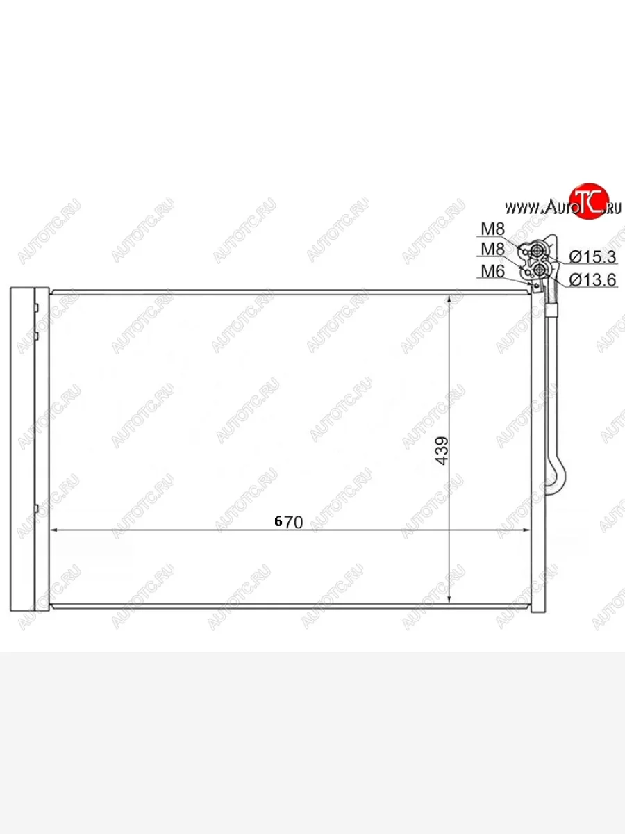 Радиатор кондиционера SAT  Volkswagen Touareg (2010-2018) 2 NF  в Керчи Республика Крым