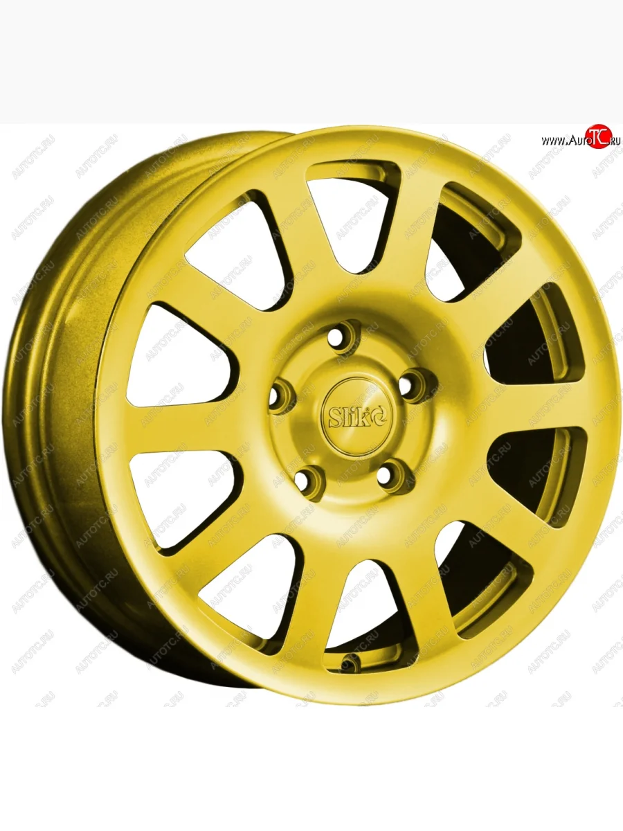 Кованый диск Slik SPORT R16x6.5 Ярко желтый RAL 1021 (YELLOW) 6.5x16 Seat Arona (2017-2025) 5x100.0xDIA57.1xET45.0 (Цвет: YELLOW)