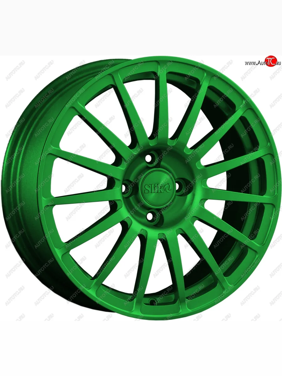 Кованый диск Slik classik R16x6.5 Зеленый (GREEN) 6.5x16 Seat Alhambra 7N дорестайлинг (2010-2015) 5x112.0xDIA57.1xET33.0 (Цвет: GREEN)