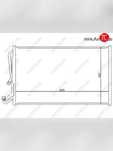 Радиатор кондиционера SAT Mazda RX8 (2003-2012)