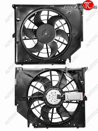 Вентилятор радиатора в сборе SAT BMW 3 серия E46 седан дорестайлинг (1998-2001)