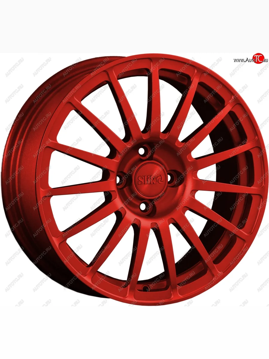 Кованый диск Slik classik R16x6.5 Красный (RED) 6.5x16 Seat Alhambra 7N дорестайлинг (2010-2015) 5x112.0xDIA57.1xET33.0 (Цвет: RED)