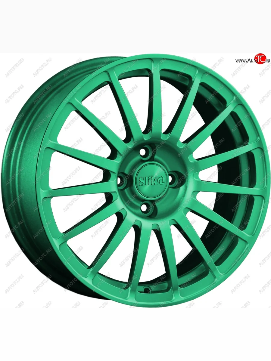 Кованый диск Slik classik R16x6.5 Candy Green изумрудно-зеленый 6.5x16 Seat Alhambra 7N дорестайлинг (2010-2015) 5x112.0xDIA57.1xET33.0 (Цвет: Candy Green изумрудно-зеленый 6.5x16)
