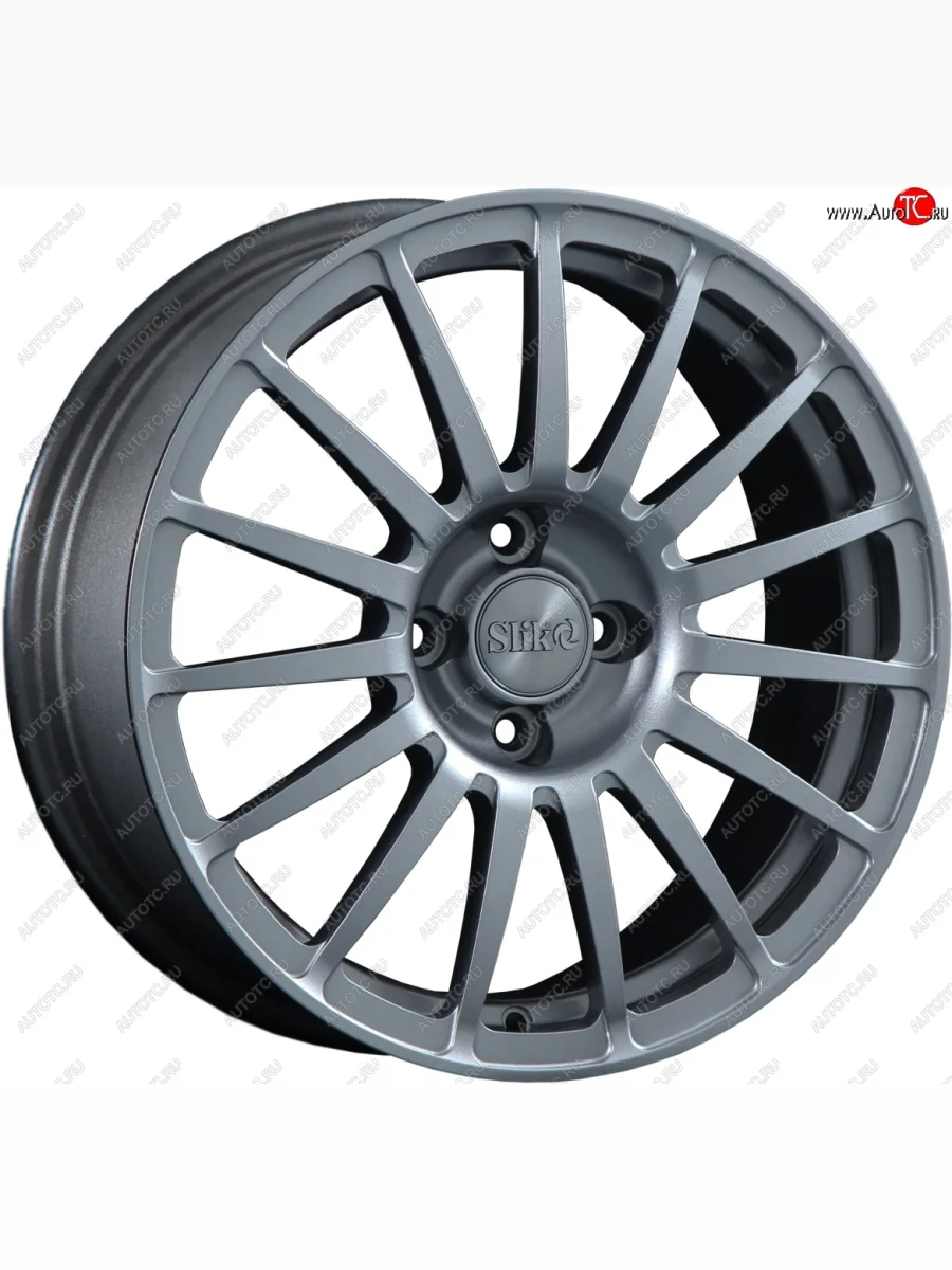 Кованый диск Slik classik R16x6.5 Серебристый тёмный (S25) 6.5x16 Chery Tiggo T11 дорестайлинг (2005-2013) 5x114.3xDIA60.1xET33.0 (Цвет: S25)