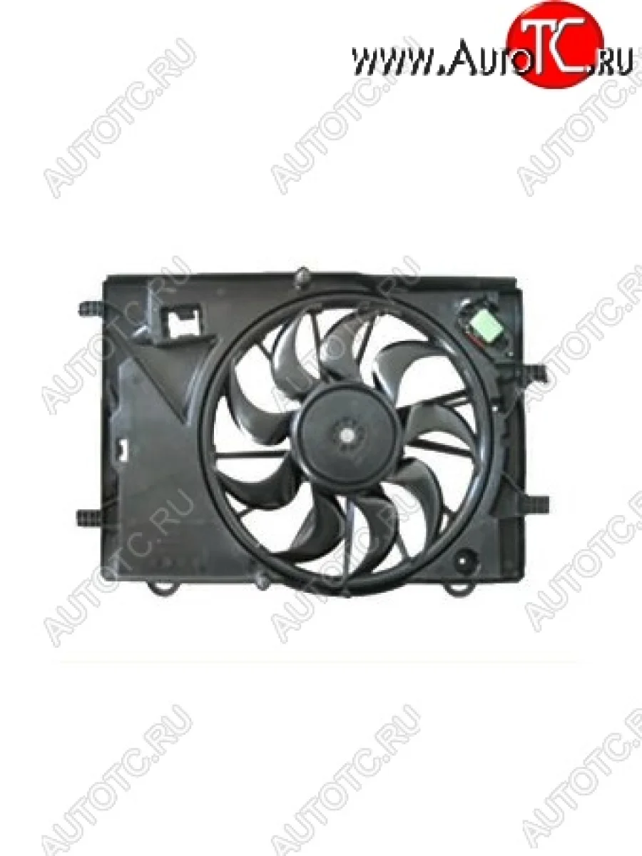 Диффузор радиатора в сборе с вентилятором SAT Chevrolet Cobalt седан 1-ый рестайлинг (2016-2019)  с доставкой в г. Керчь