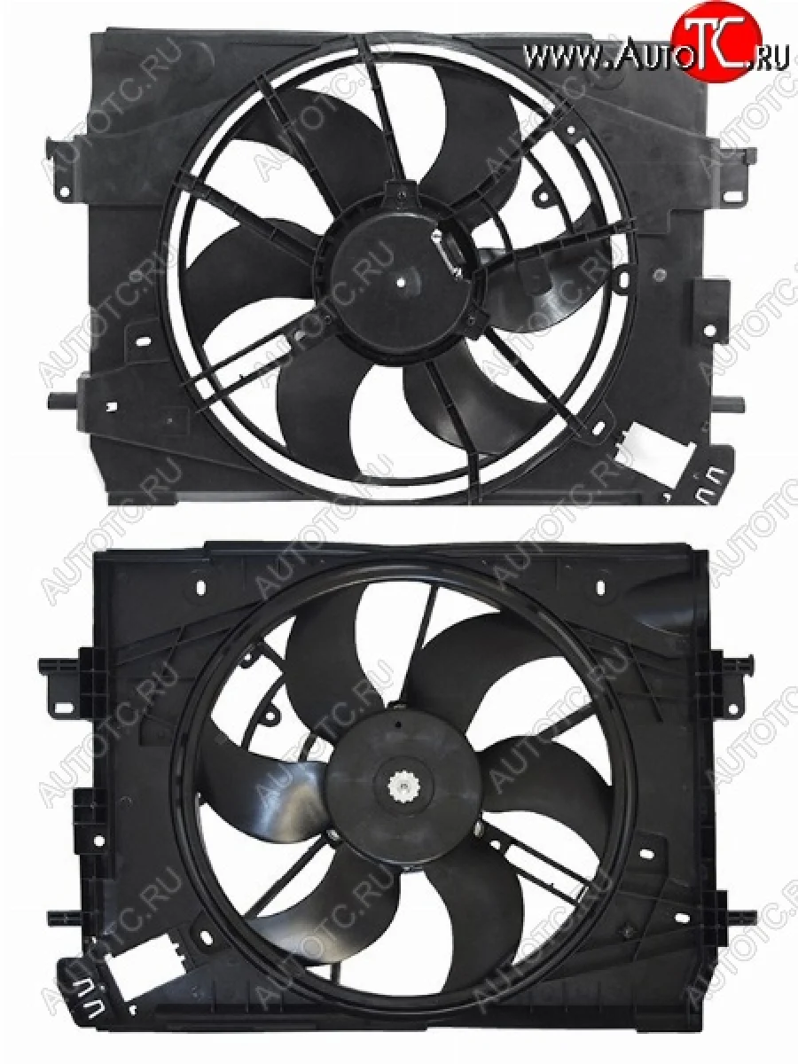 Вентилятор радиатора в сборе SAT Лада ВАЗ Веста SW 2181 универсал дорестайлинг (2017-2022)  в Керчи Республика Крым