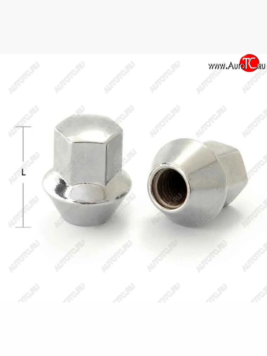 Гайка под гаечный ключ (пос.место: конус) диска колеса Гайка M12 1.5 конус 30 мм M12 1.5 Seat Toledo Mk1 седан (1991-1999)