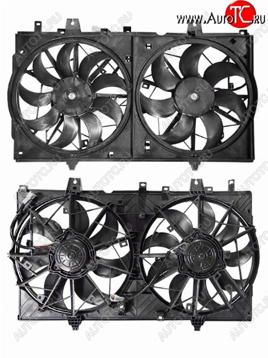 Вентилятор радиатора в сборе SAT Nissan X-trail 3 T32 рестайлинг (2017-2022)  в Керчи Республика Крым