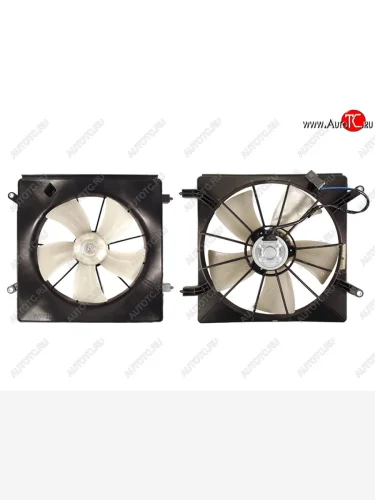 Вентилятор радиатора в сборе SAT Honda CR-V RD4,RD5,RD6,RD7,RD9  дорестайлинг (2001-2004)