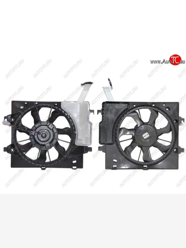 Вентилятор радиатора SAT (в сборе) KIA Picanto 2 TA хэтчбэк 5 дв. дорестайлинг (2011-2015)