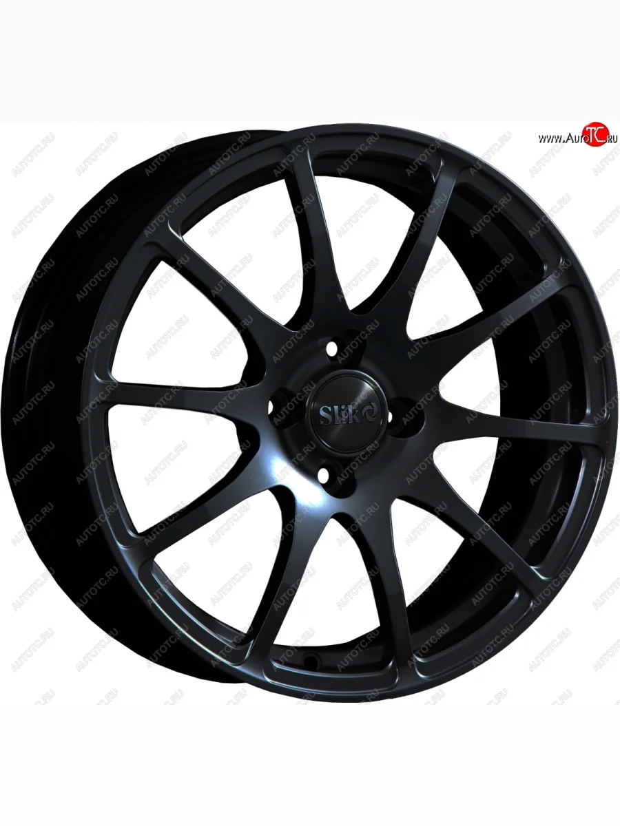 Кованый диск Slik classik R16x6.5 Черный глянцевый (BK) 6.5x16 Seat Altea 5P дорестайлинг (2004-2009) 5x112.0xDIA57.1xET45.0 (Цвет: BK)