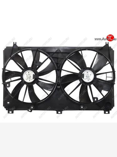 Вентилятор радиатора в сборе (3GRFSE/4GRFSE) SAT Toyota Mark X ( X120,  X130) (2004-2016) дорестайлинг, 1-ый рестайлинг