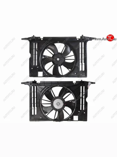 Вентилятор радиатора в сборе (2ZRFAE, 4ZZFE, 1ZRFAE, 1ZRFE, 1NRFE) SAT Toyota Auris E150 хэтчбэк 5 дв. дорестайлинг (2006-2010)