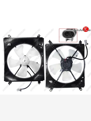 Вентилятор радиатора в сборе (5SFNE/5SFE) SAT Toyota Mark 2  Qualis (1997-2002) седан