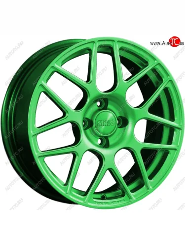 Кованый диск Slik premium R17x7.5 RAL 6038 ярко зеленый (6038) 7.5x17 (Цвет: 6038) 