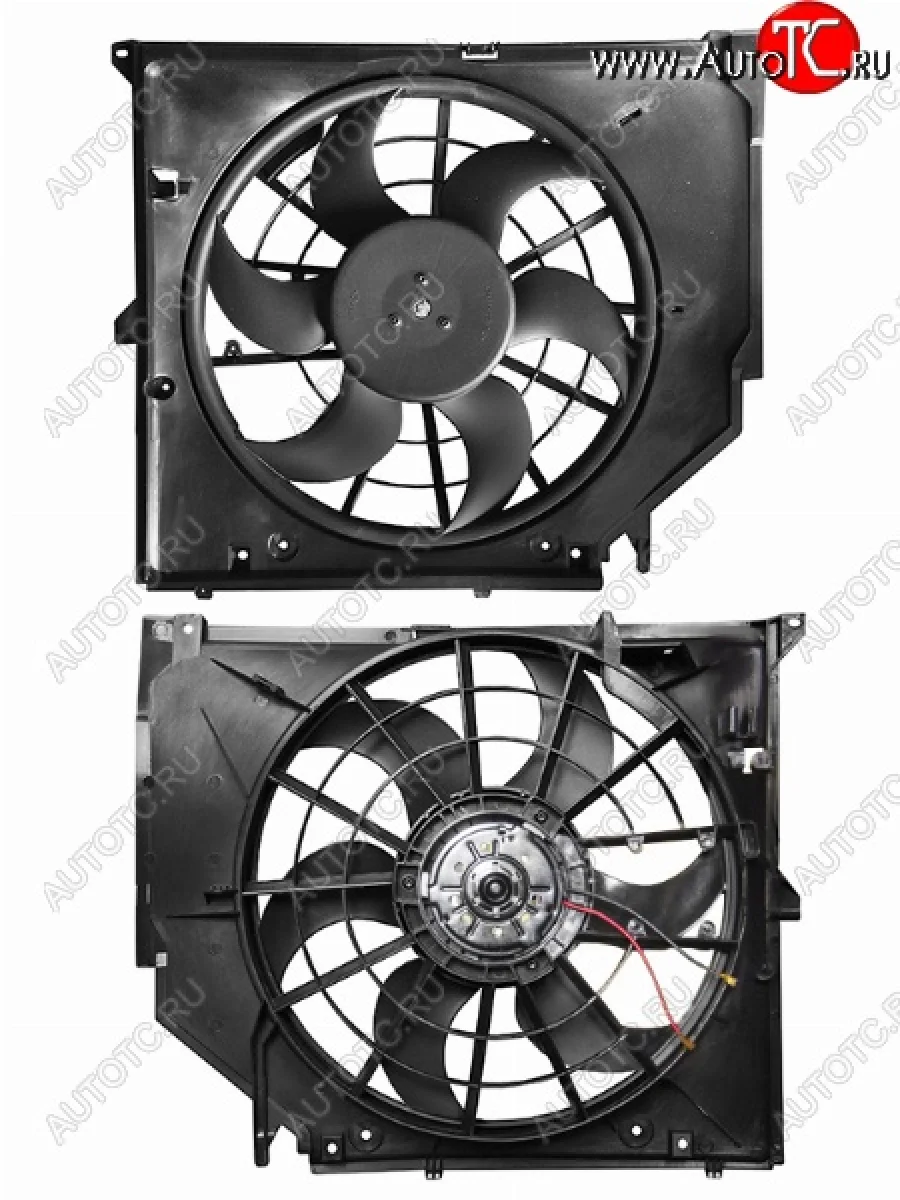 Вентилятор радиатора в сборе SAT (без блока) BMW 3 серия E46 седан дорестайлинг (1998-2001)  в Самаре Самарской области