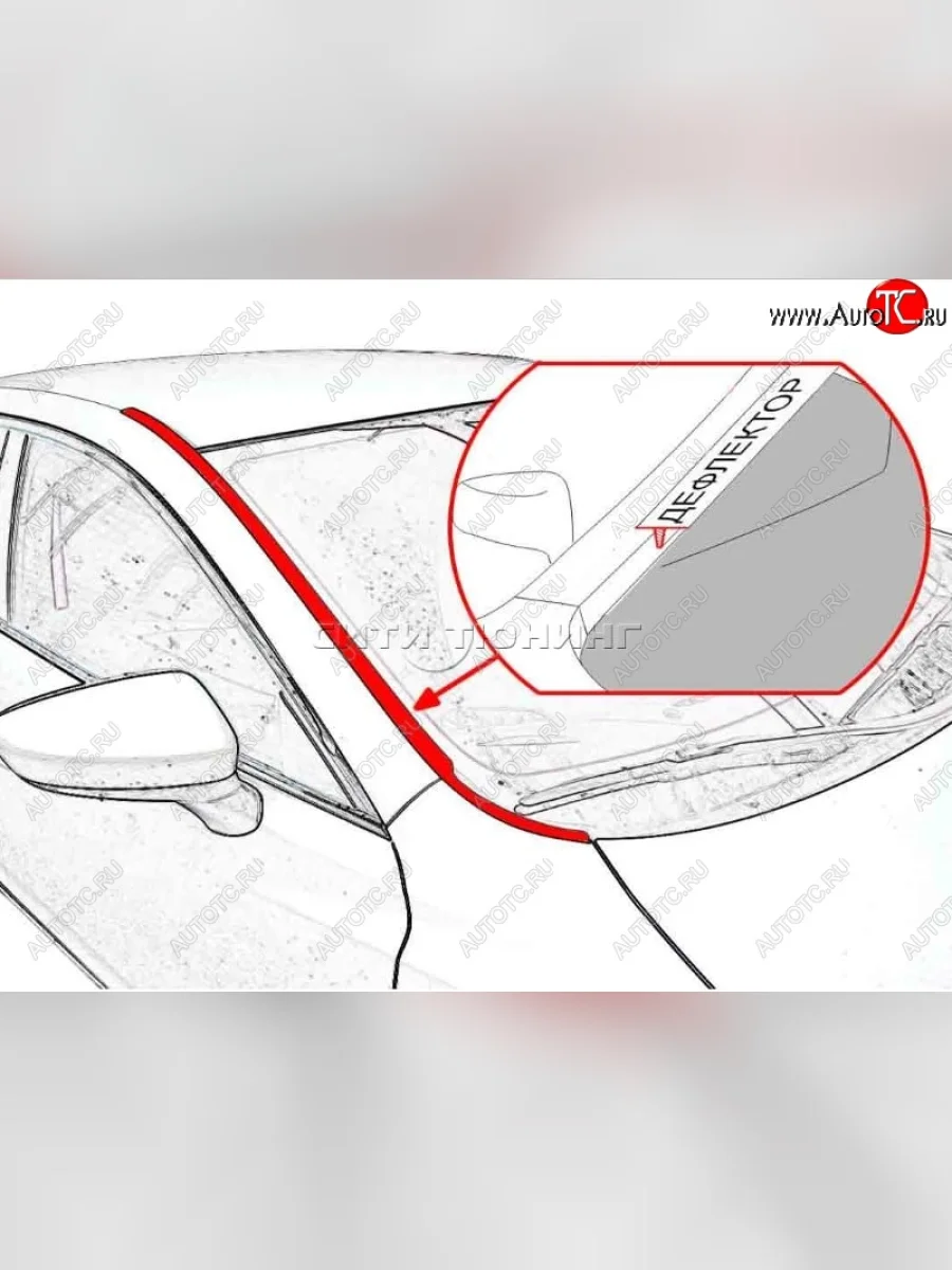 Водостоки на лобовое стекло Allest Лада ВАЗ Веста SW 2181 универсал дорестайлинг (2017-2022)  в Перми Пермском крае