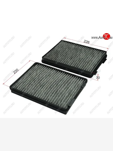 Фильтр салонный SAT (комплект, угольный) BMW 5 серия  E39 (1995-2003) седан дорестайлинг, седан рестайлинг