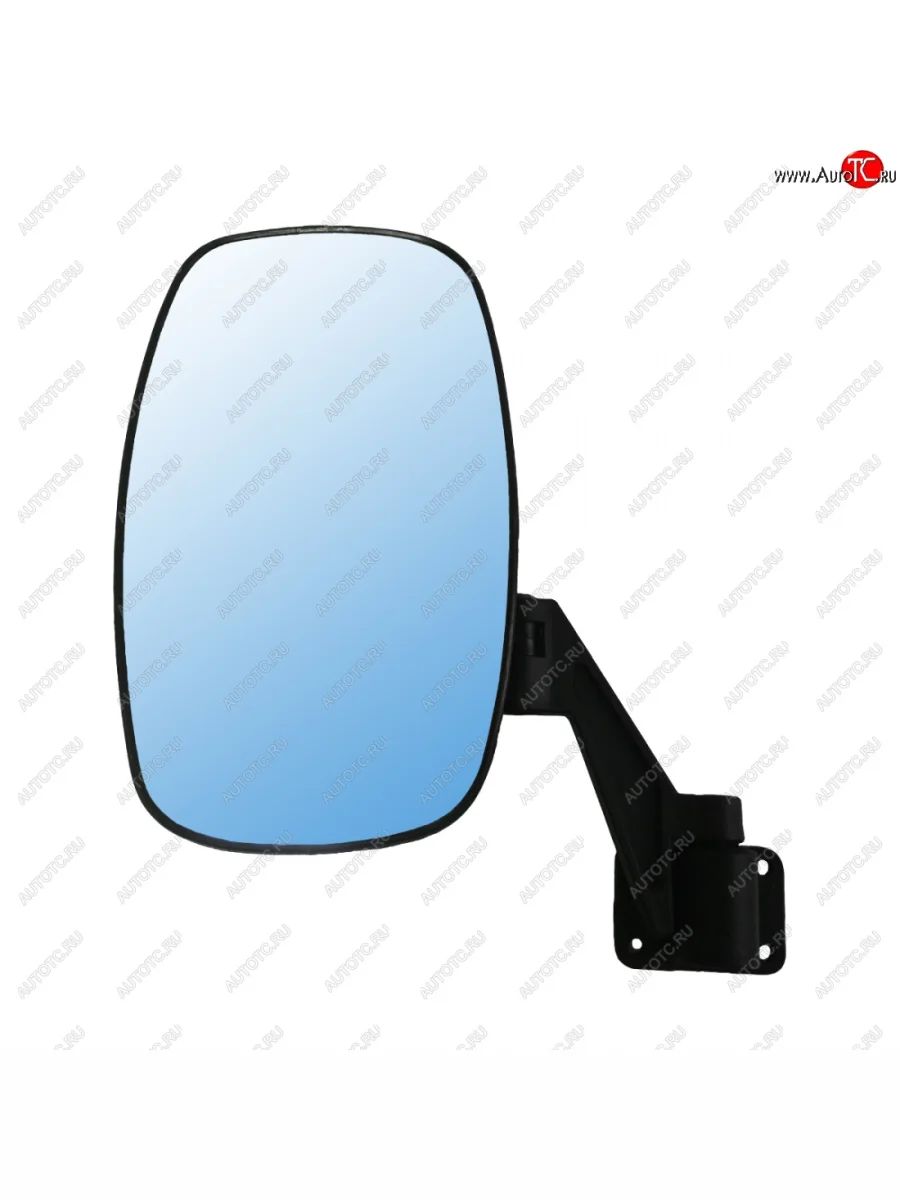 Левое зеркало заднего вида (в корпусе Газель люкс/металлопластик.кронштейн/обогрев) Автоблик 2 Уаз Буханка 452 2206 микроавтобус (1965-2025) (без антибликового покрытия)  в Керчи Республика Крым