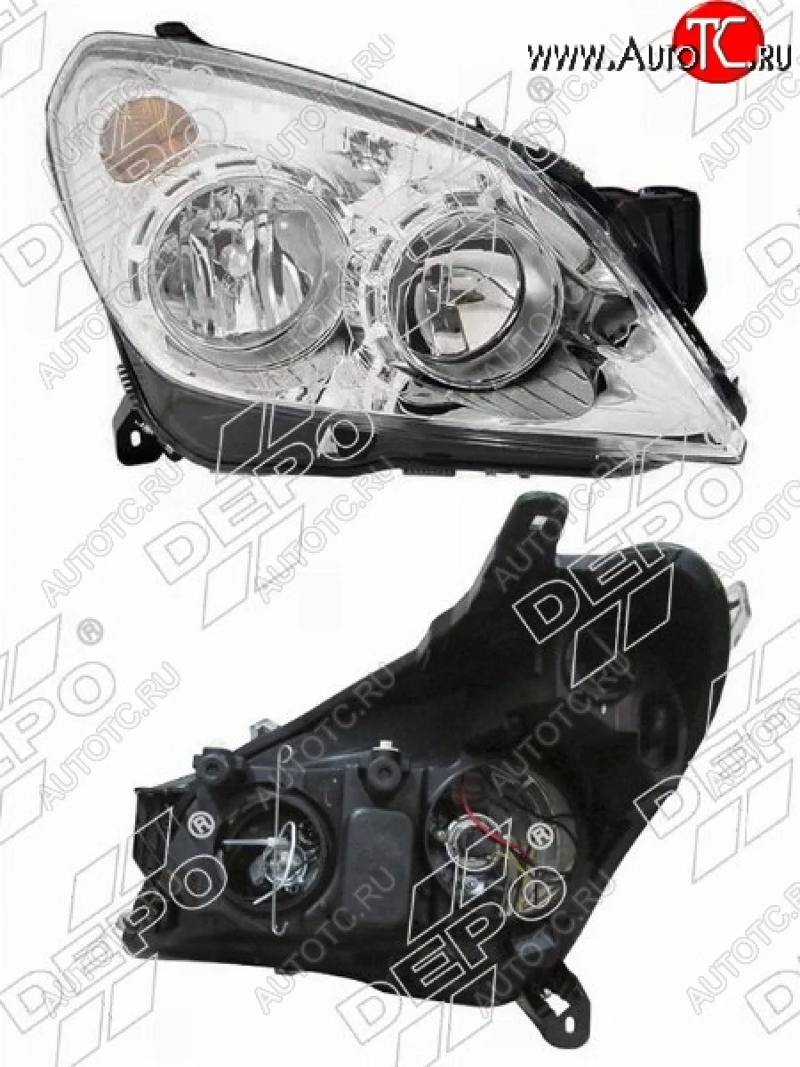Правая фара DEPO Opel Astra H универсал рестайлинг (2007-2015)  с доставкой в г. Керчь