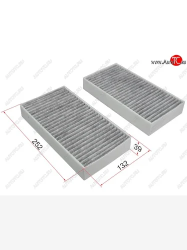 Фильтр салонный (комплект) SAT (Угольный) Mercedes-Benz ML class  W164 - R-Class  W251/V251