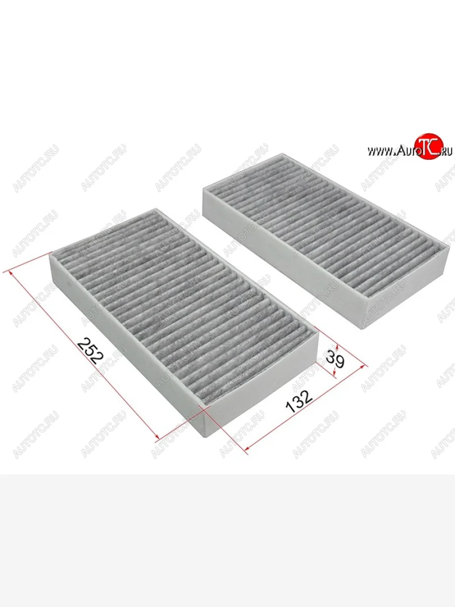 Фильтр салонный (комплект) SAT  Mercedes-Benz  ML class  W164, R-Class  W251/V251 (Угольный)  в Керчи Республика Крым