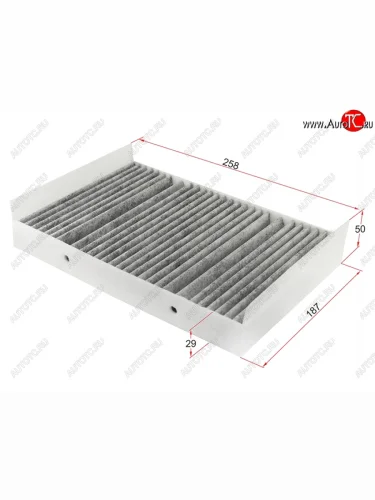 Фильтр салонный SAT (Угольный) Mercedes-Benz S class  W222 (2013-2017) седан гибрид дорестайлинг