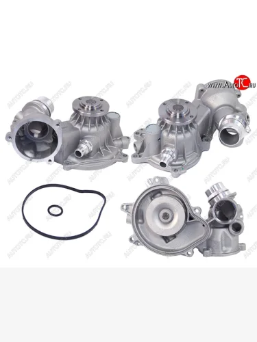 Помпа водяная SAT (N62B4). BMW 7 серия E65,E66, E67, E68 рестайлинг, седан (2005-2008)