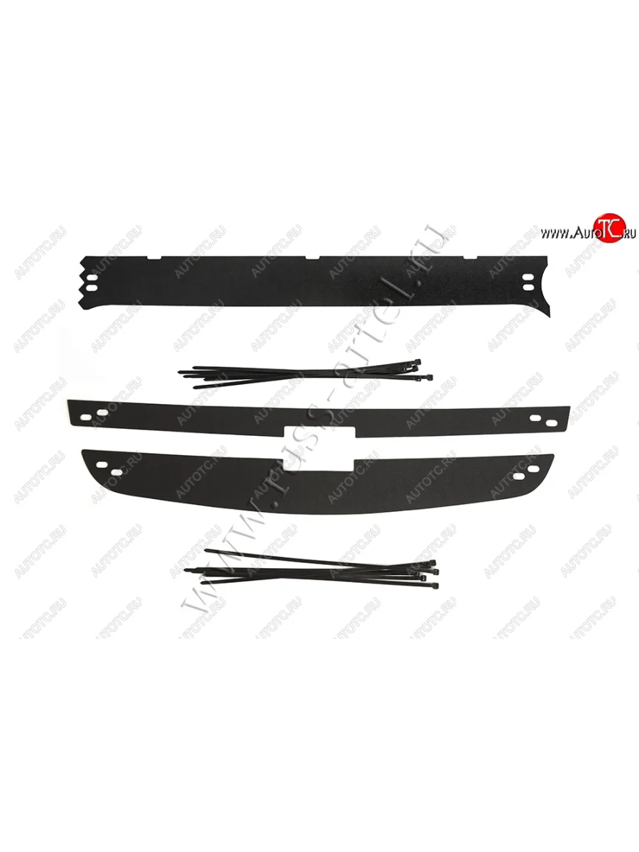 Зимняя заглушка решетки радиатора и переднего бампера RA Лада ВАЗ 2123 (Нива Шевроле) 1 рестайлинг (2009-2020)  в Керчи Республика Крым