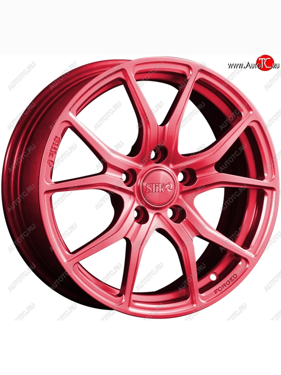 Кованый диск Slik premium R16x6.5 Candy RUBIN рубиновый 6.5x16   (Цвет: Candy RUBIN рубиновый 6.5x16)  в Самаре Самарской области