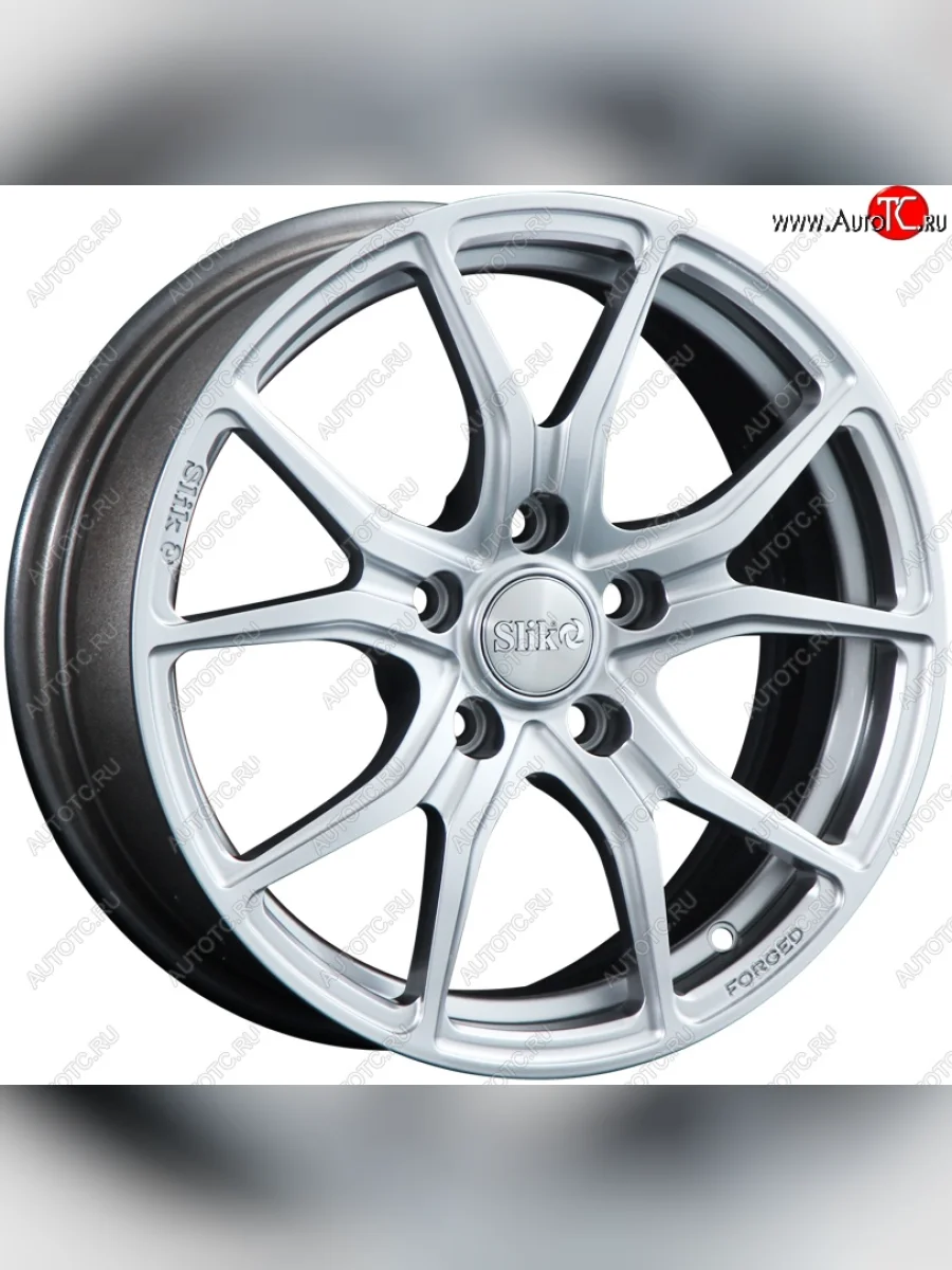 Кованый диск Slik premium R16x6.5 Яркое-блестящее серебро (HPB) 6.5x16 Seat Alhambra 7N дорестайлинг (2010-2015) 5x112.0xDIA57.1xET33.0 (Цвет: HPB)