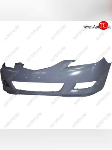Передний бампер TYG (без отверстий под омыватели, 1.6L/2.0L) Mazda 3/Axela BK дорестайлинг седан (2003-2006)